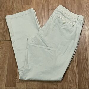 UNTUCKit Men 34x32 (35x31) Relaxed Fit Chino Pants Flat Front Light Beige Preppy